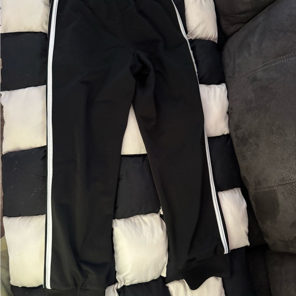 Kids Black Track Pants